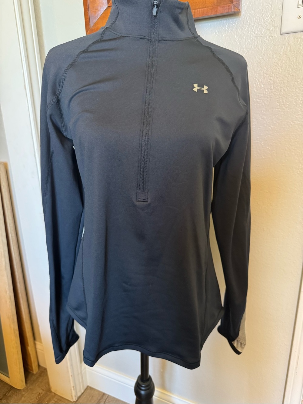 Under Armour Black Half-Zip Athletic Top